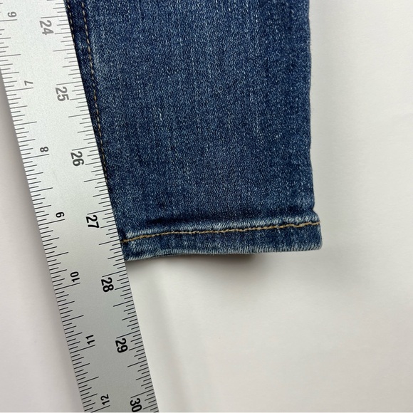 Rag & Bone Skinny Denim Jeans Preston Medium Wash Size 27 Mid Rise - Picture 12 of 16